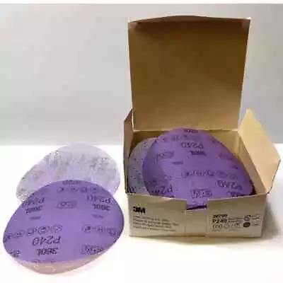 $21.60 • Buy 3M™ Clean Sanding Disc 360L 152mm Grade P240 100 Pieces P/N 20799