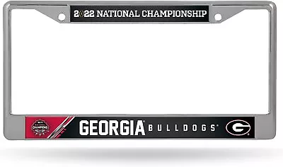 University Of Georgia Bulldogs 2022 Champions Metal License Plate Frame... • $23.79