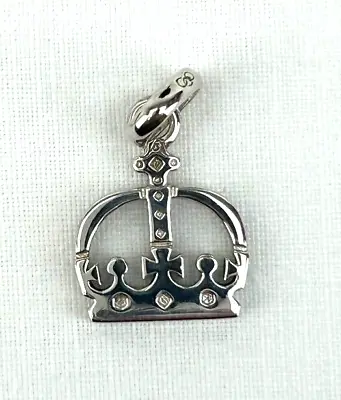 Links Of London Silver 925 Ascot Crown Charm Pendant • £19.99