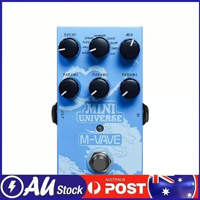 Digital Reverb Pedal 9 Reverb Tones Guitar Effect Pedals For Electric Guitar • $45.69