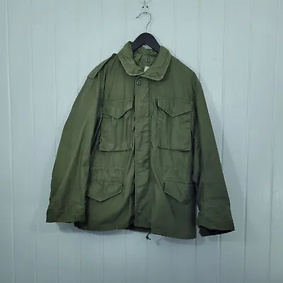 Vintage 1973 M-65 Medium Long Green Military Army Cold Weather Field Jacket/Coat • $85