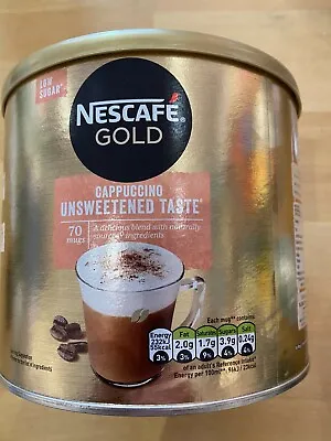 £27.44 • Buy NESCAFÉ GOLD Cappuccino Unsweetened Taste Coffee Tin 1kg