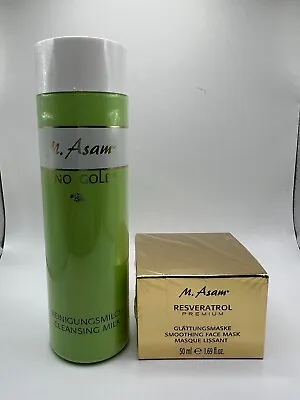 M. Asam Vino Gold Cleansing Milk  & Resveratrol Smoothing Face Mask  CLEARANCE • $16.11