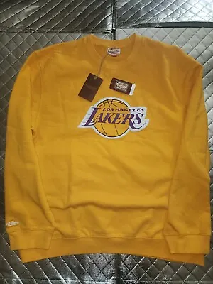 Mitchell & Ness Lakers Sweater Big & Tall Hardwood Classics Size 4XL 🏀🔥🏀🔥 • $39.98