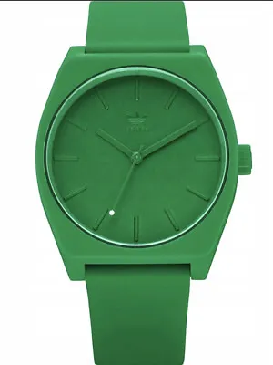 ADIDAS Z102905-00 SP1 All Green Three Hand Unisex Quartz Watch Rubber Band NEW • $49.95