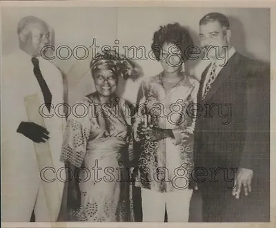 $20 • Buy 1971 Civil Rights Whitney Young &Wife Mobolaji B Anthony Of Nigeria Press Photo