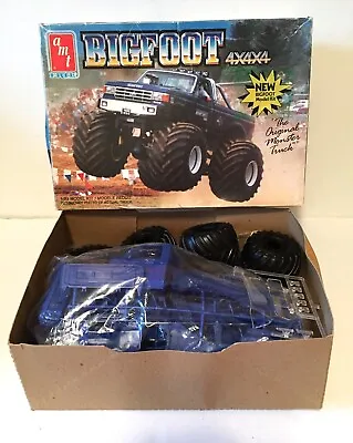 Vintage AMT Ertl Bigfoot 4x4x4 Monster Truck 1/25 Model Kit 6712 Sealed Parts • $105.95