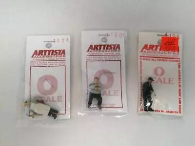 O Scale Arttista Figures Lot #4 Cook Fat Man Eating Gas Station Attendant • $5.50