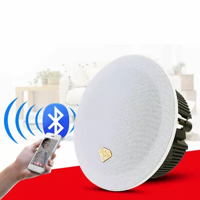 Wireless Bluetooth In-Ceiling Speaker Kit Built-in Amplifier Stereo Loudspeaker • $327.78