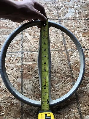 Vintage 13” Cast Aluminum Steering Wheel #27331 Amusement Park/Boat/Playground? • $29.99