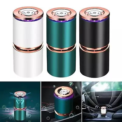 Car Air Purifier Ionizer USB Portable Mini Ionic Air Cleaner For Allergies • £12.89