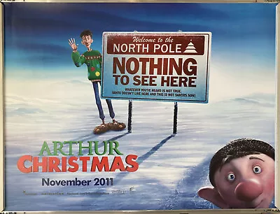 Cinema Poster: ARTHUR CHRISTMAS 2011 (Advance Quad) James McAvoy Jim Broadbent • £9.95