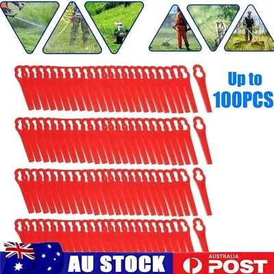 Up To 100pcs Plastic Grass Trimmer Blade Tool For Ozito Kuller Bosh Garden Lawn • $12.99