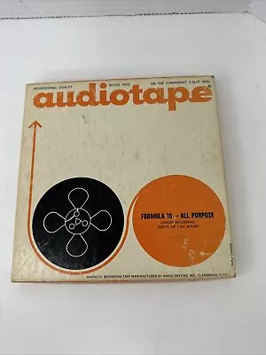 Audiotape 1861 Formula-10 Magnecord 1800 Ft On 1.0 Mil Mylar Base • $5