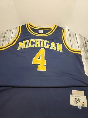 Vintage Chris Webber #4 Michigan Wolverines Starter Jersey Sz 56 NCAA Fab Five • $98.99