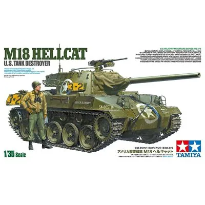 Tamiya 35376 M18 Hellcat Tank 1:35 Plastic Model Tank Kit • £38.95