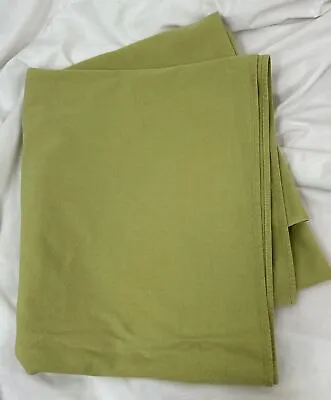 Vtg Avocado Green California Hand Prints Cotton Tablecloth 48”X52” Cottage Core • $14.99