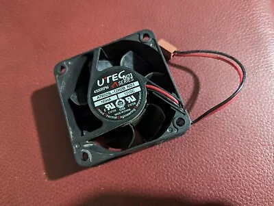 WORKING UTEC 6025 AT6025L-12H2B DC12V 160mA 4500RPM 2 Fan From DIsh Vip722k DVR • $17.49