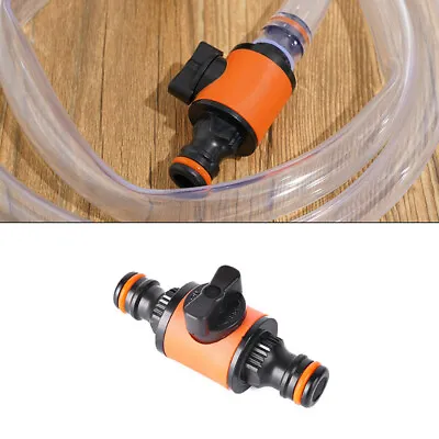 1/2/3X Quick Release Garden Hose Pipe In Line Tap Shut Off Valve Fitting Connect • £4.99