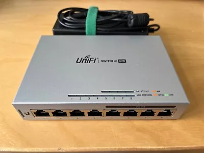 Ubiquiti Networks Us-8-60w UniFi Ethernet Switch 8 Port Poe 60w US860W • £16