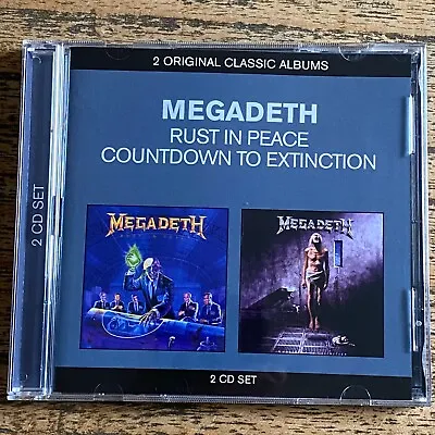 Megadeth Rust In Peace & Countdown To Extinction [2 X CD] • £8