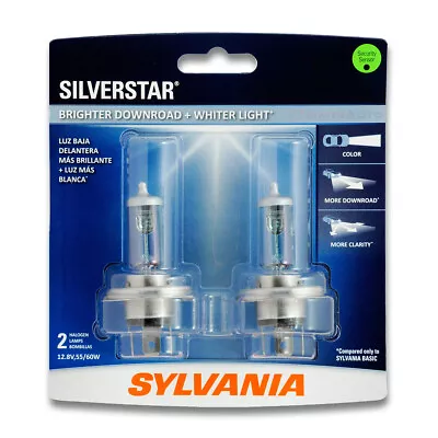 Sylvania SilverStar High Beam Low Beam Headlight Bulb For Daewoo Nubira Oq • $33.75