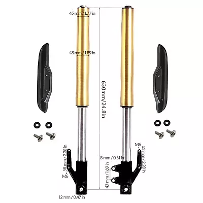 12mm 630mm 45/48mm Front Forks For Razor MX500 Dirt Rocket Electric Motorcycle • $125.81