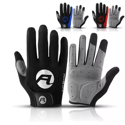 Motorcycle Gloves Breathable Touch Screen Motorbike Cycling Full Finger Gloves • $10.59