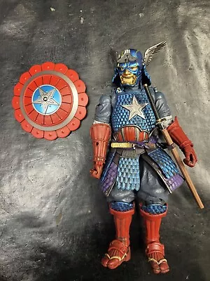 Bandai Tamashii Nations Samurai Captain America Action Figure Marvel Japan Her • £15