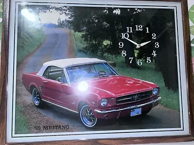 Framed ‘65 Mustang Clock • $20