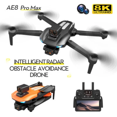 $218.49 • Buy 360° Obstacle Avoidance Brushless GPS Drone 8K Profesional HD Camera Quadcopter