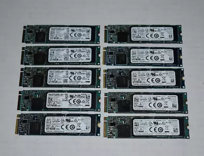 Lot Of 10 Toshiba 256GB PCIe NVMe M.2 2280 SSD THNSN5256GPU7 XG3 • $149.99