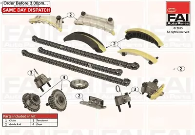 TIMING CHAIN KIT SAAB Saab 9-5 2.8 Turbo V6 XWD 24V Holden Buick A28NER A 28 NER • $560.40