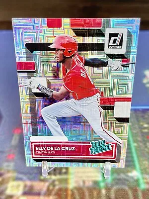 2022 Panini Donruss - Rated Prospect Vector #RP-6 Elly De La Cruz (RC) • $24.99