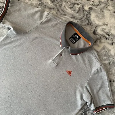 £19.99 • Buy Adidas Mens Clima 365 Performance Essential Polo Shirt Grey Tshirt Top M Medium
