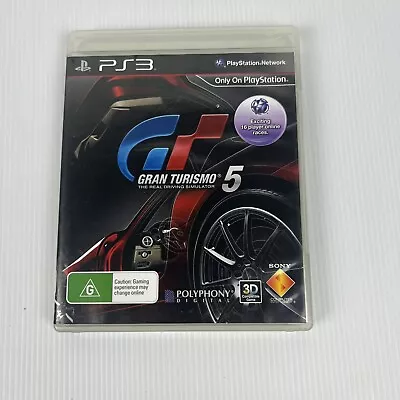 Gran Turismo 5 PS3 PlayStation 3 The Real Driving Simulator Region 4 Free Post • $19.95