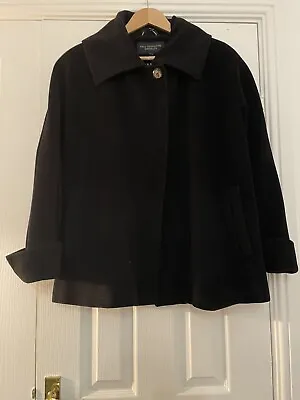 Paul Costelloe Dressage Black Short Lambswool/Angora Coat • £15