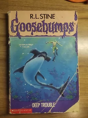 Goosebumps #19 Deep Trouble By R. L. Stine (Paperback 1994) • $3