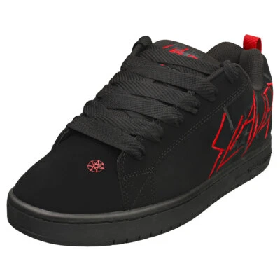DC Shoes Slayer Ct Graffik Mens Black Red Skate Trainers • $176