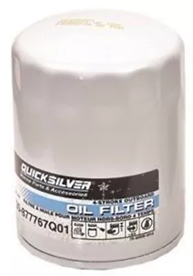 35-877767Q01 4-STROKE OIL FILTER For Mercury 135-175 Hp Verado Inline 4-Cyl • $14.29