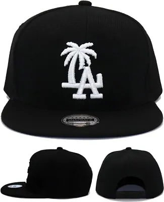 Los Angeles New Leader Palm LA Headlines Dodgers Black WHTE Era Snapback Hat Cap • $19.99