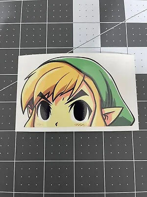Link Legend Of Zelda Waterproof Car Peeker Sticker Nintendo Tumbler Anime • $4.99