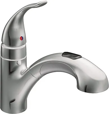 Moen Integra One-Handle Pullout Kitchen Or Laundry Faucet 67315C - Chrome • $104.99