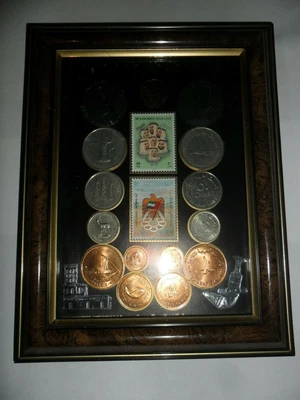 £9.99 • Buy Framed Coin & Stamp  Display Picture United Arab Emirates