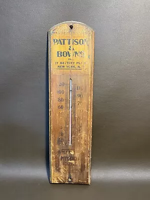 Vintage Advertising Thermometer Pittston Coal Pattison & Bowns NY  • $49.99