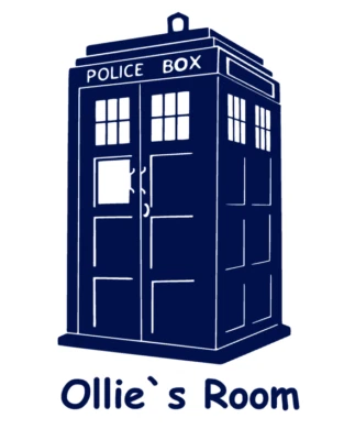 £3.89 • Buy Tardis Personalised NAME Wall Door Sticker Dr Who Boys Girls Kids Bedroom Ipad