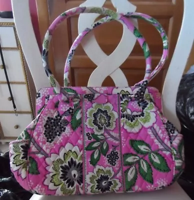 Vera Bradley Frame Bag In Priscilla Pink Pattern   • $31