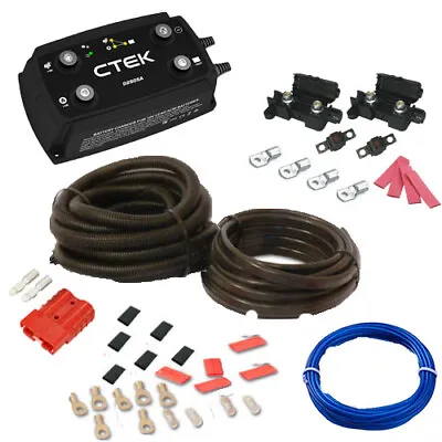 CTEK D250SA DUAL BATTERY SYSTEM DC TO DC CHARGER + Car Install Kit • $589