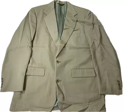 Southwick Mark Shale Mens Olive 2 Button Blazer Sportcoat Sz 41 Tall (t5) • $40