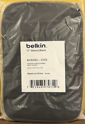 BELKIN Carry Case - Sleeve For 11  Laptop/Chromebook/iPad - Black - BRAND NEW! • $9.95